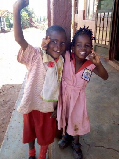 Two joyful children