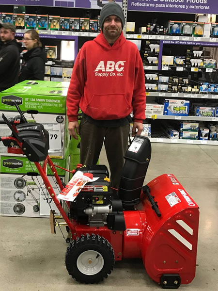Man With Snowblower
