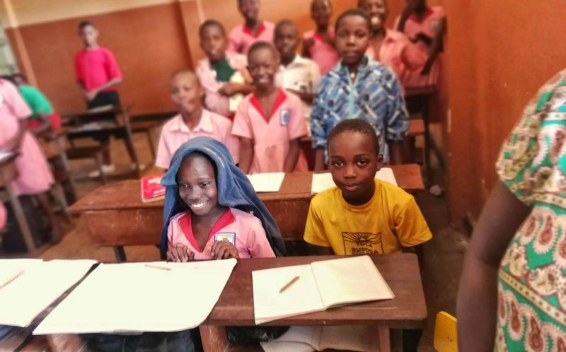 Students at Busoga School